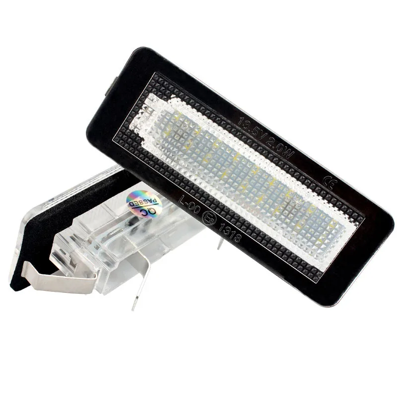 2pcs Car License Plate Light White 4014 18SMD Led Lamp for Mercedes Benz Smart fortwo W450 W451 W453 | Автомобили и мотоциклы
