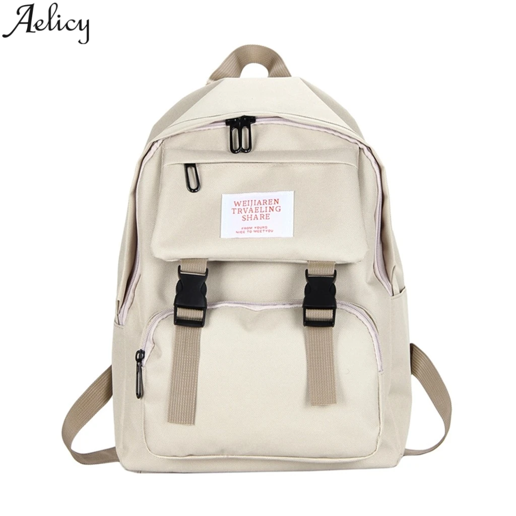 Aelicy модная женская хлопковая Льняная сумка на плечо милый рюкзак Большая