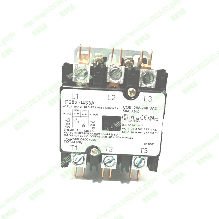 

American air conditioning contactor compressor HCCY3XU04CG402N P282-0433A 220V spot