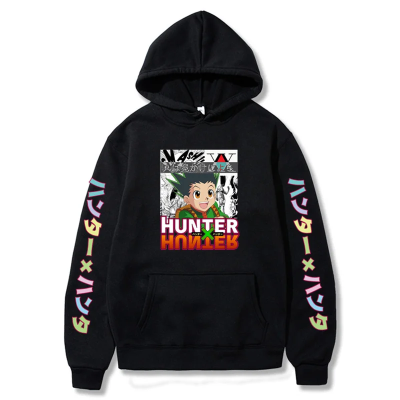 

Японские Аниме толстовки Hunter X Hunter Мужские Женские Мужские пуловеры толстовки свитшоты Killua Zoldyck Hisoka Новинка худи мужские толстовки