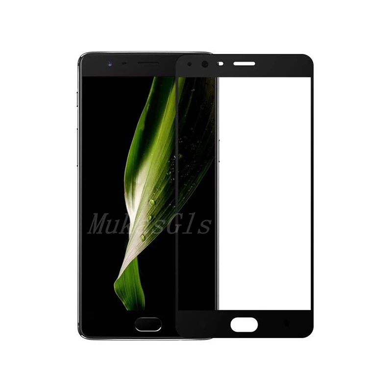 2 упаковки полное покрытие из закаленного стекла для one plus 3/one 3T Защитная пленка