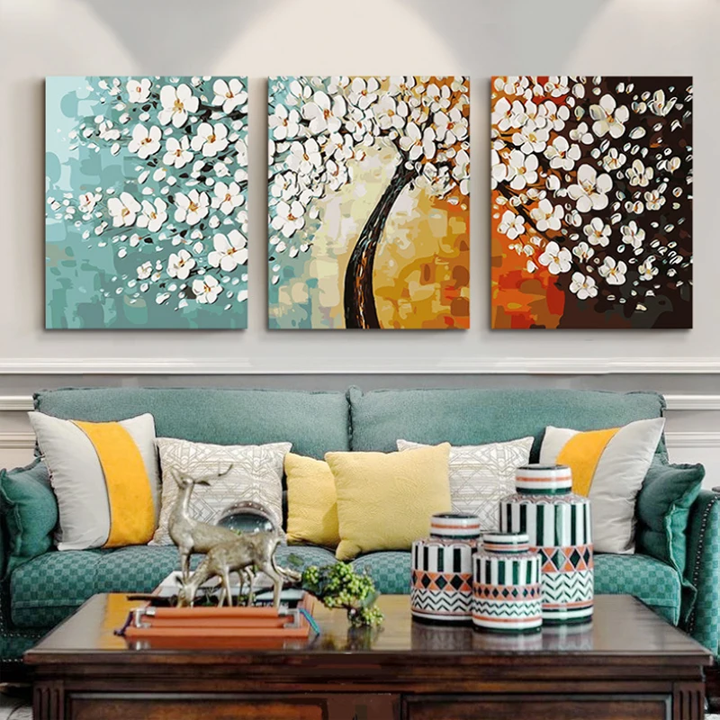 DIY Рисование по номерам наборы для взрослых детей краска ing 3 шт Упаковка красивый