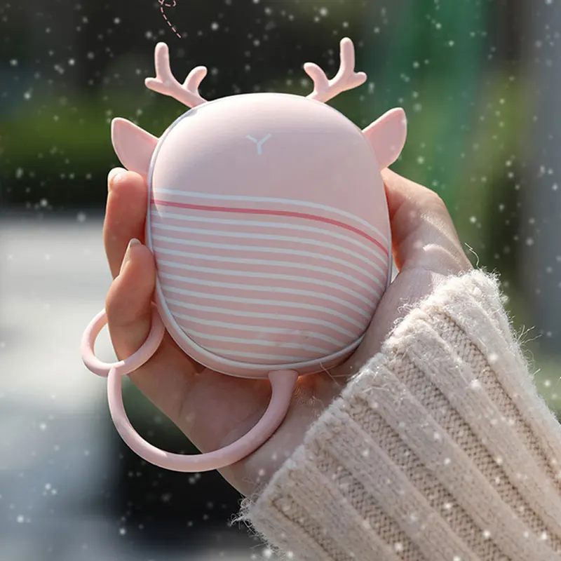 

Heater Hand Warmer USB Rechargeable Handy Warmer Heater Pocket Mini Cartoon Electric Heater Warm RT88