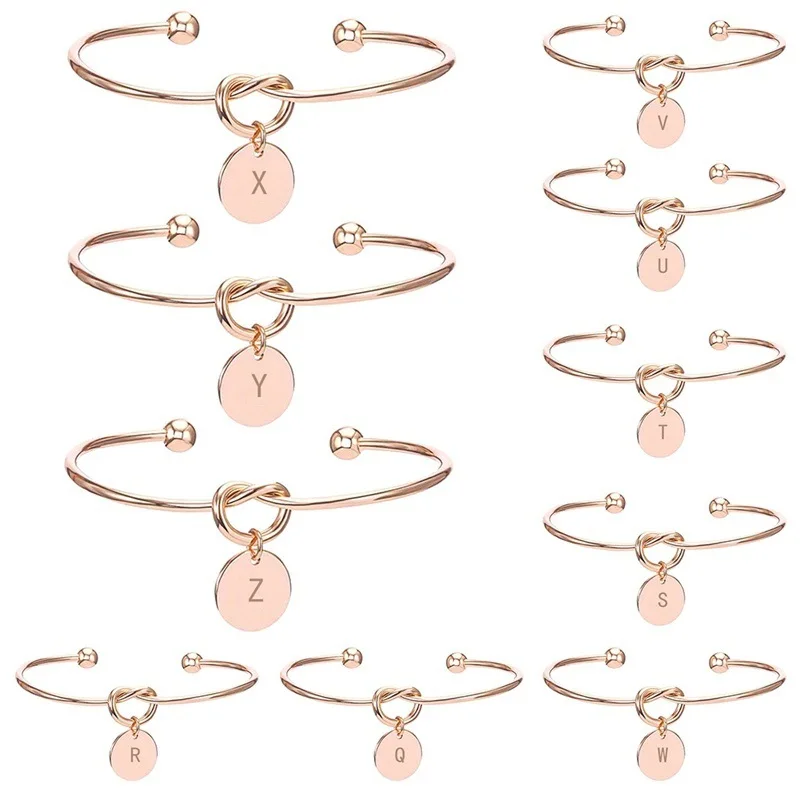 Браслет с буквами 24 инициала романтический подарок для подруги на день Святого