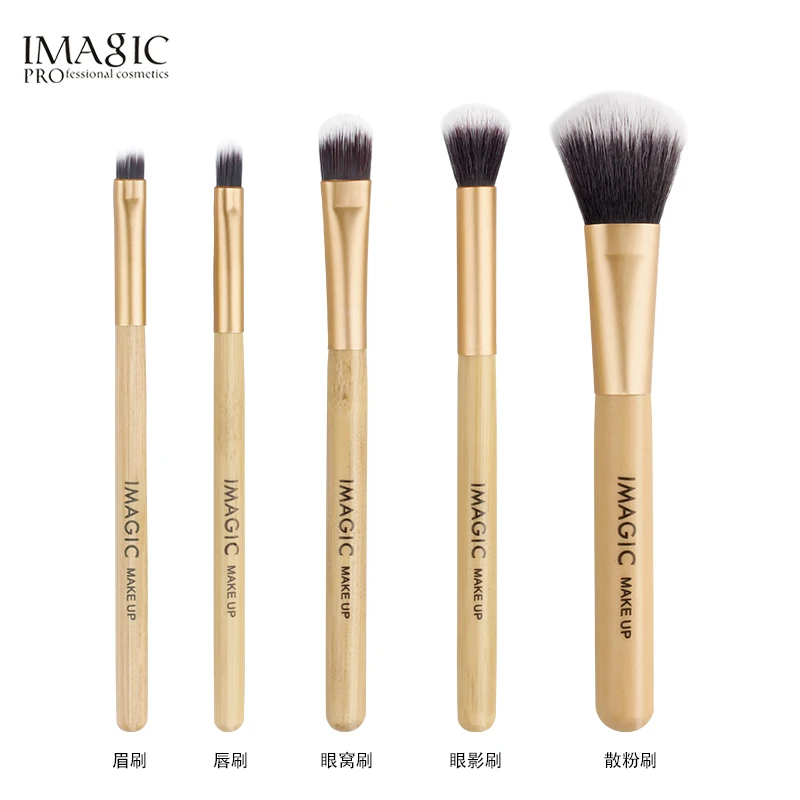 IMAGIC Professional Women Brushes Makeup Tool Kit Soft Brush Set 5pcs Foundation Powder Make Up Tools | Красота и здоровье