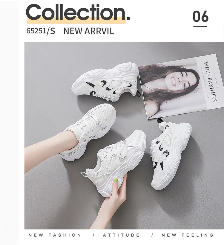 

New Mesh Women Casual Sneakers Lac-up Woman Shoes Lightweight Comfortable Breathable Walking Sneakers Zapatillas Hombre Shoes