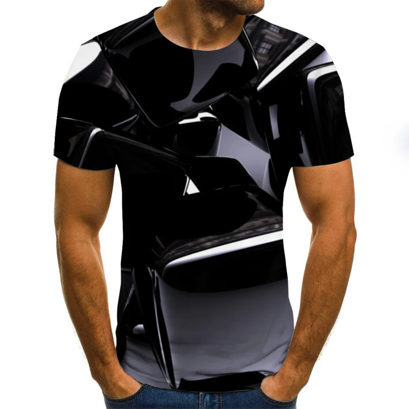 

Summer fashion brand round neck T-shirt men 3d anime t-shirt cool beige white wolf head t shirt Harajuku tshirt Custom t-shirts