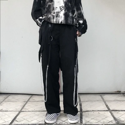Новая Осенняя женская одежда Harajuku Dark Department застежка в форме кольца с большими