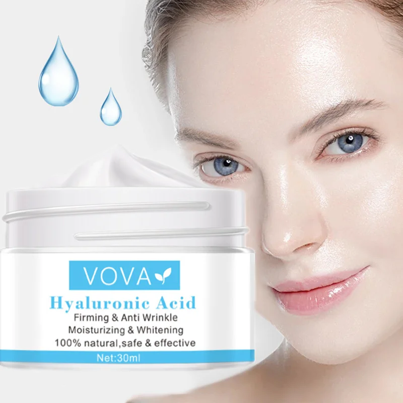 

VOVA Hyaluronic Acid Face Cream Serum Anti Aging Shrink Pores Anti Wrinkle Facial Creams Whitening Freckle Acne Treatment 30ML