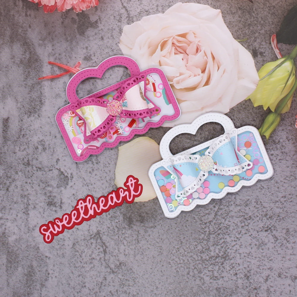 

ZFPARTY Милая шейкерная сумка Топпер металлические режущие штампы Скрапбукинг Бумажные крафтовые украшения штампы Скрапбукинг