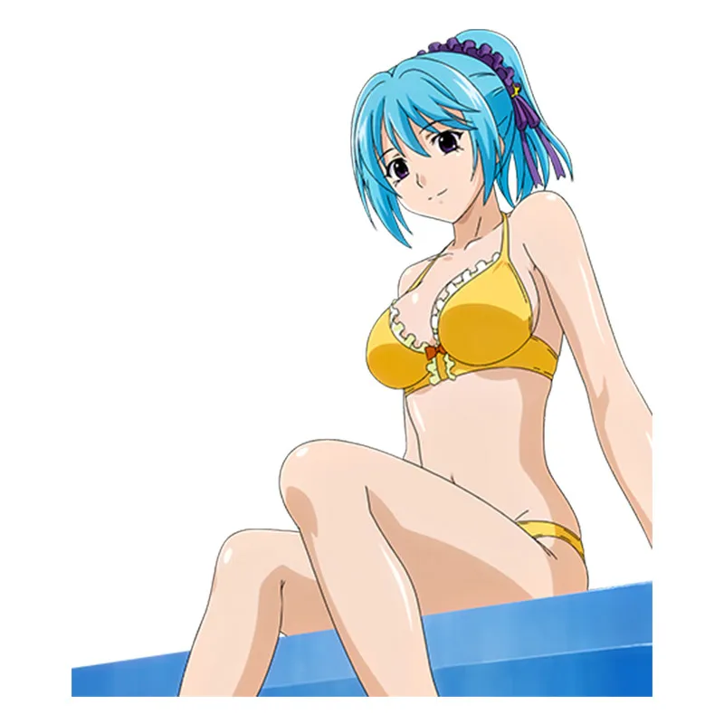 

3D Car Stickers Hot Girl Anime Rosario To Vampire for Akashiya Moka Render Window Waterproof Decals Accessories KK13*8cm