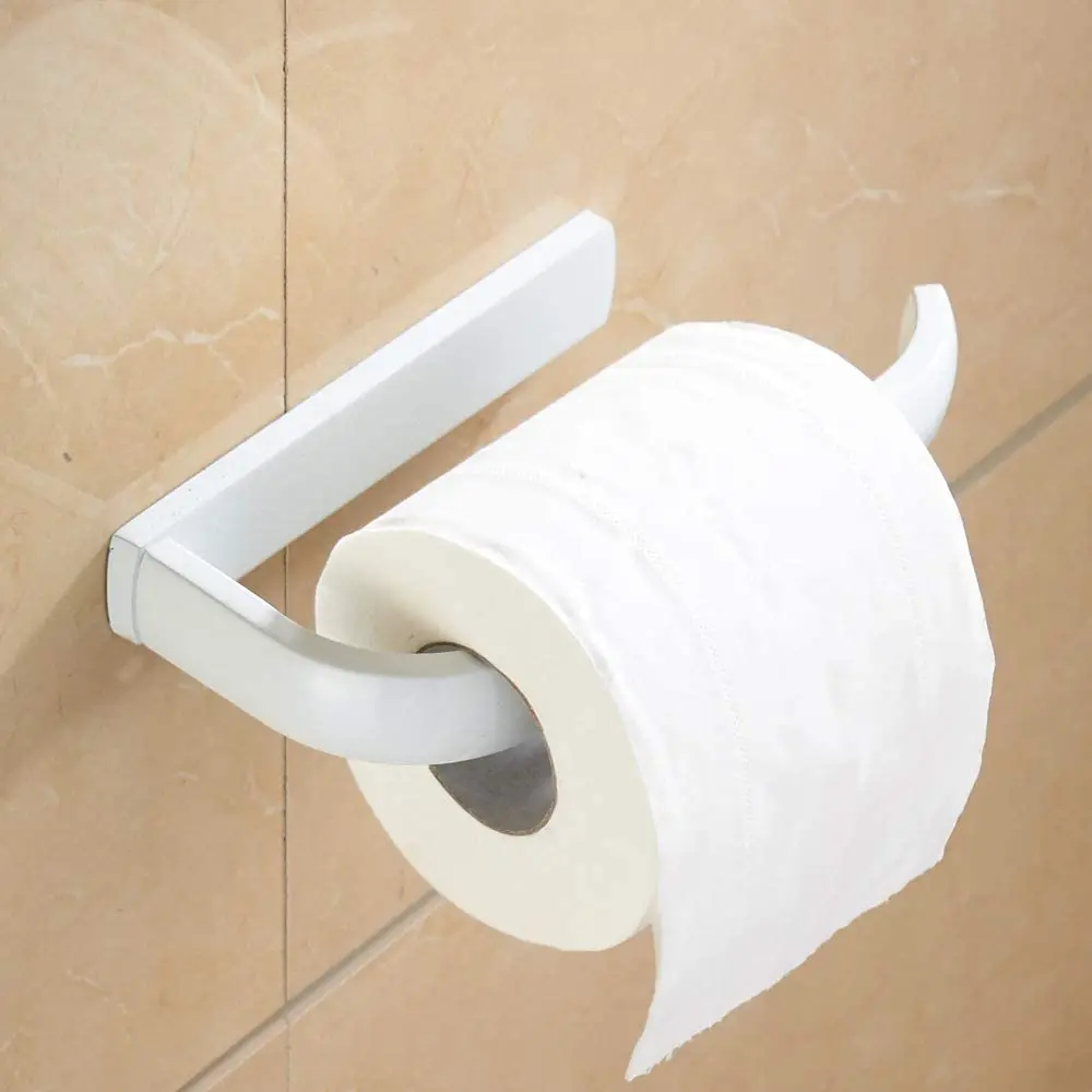 IMPEU 4 шт. белый набор оборудования для ванной комнаты латунный держатель