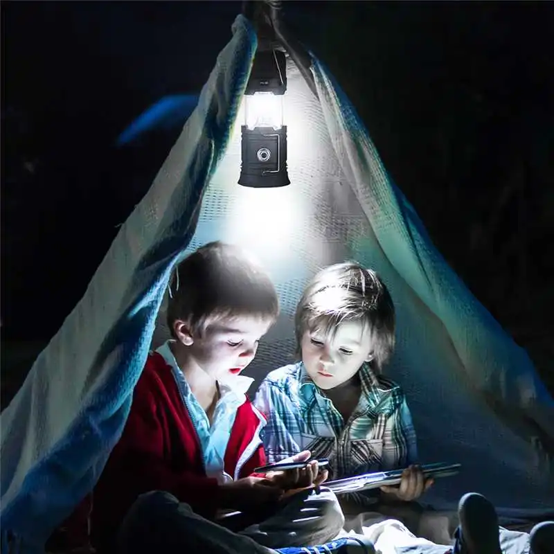 

4 In 1 Multifunction Solar Powered Camping Lamp blue tooths Speaker 360 LED Lantern Lighting Portable Flashlight Powered Bank