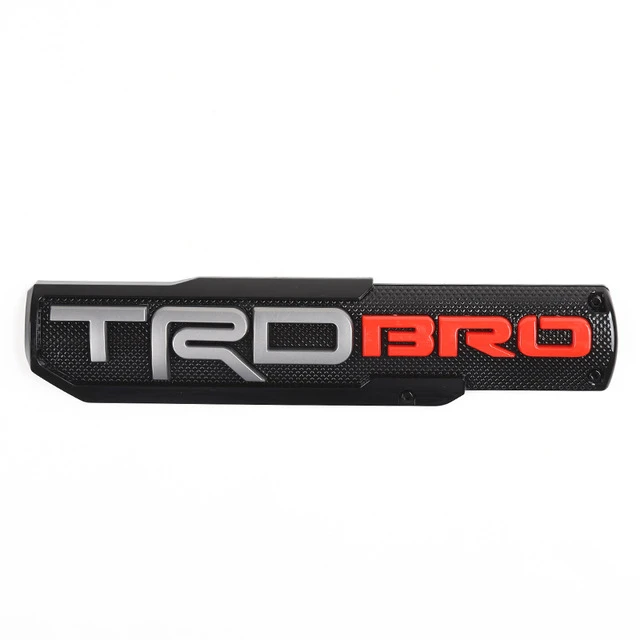 D 1 PC Автомобильные эмблемы MOPAI для Toyota ABS, эмблема TRD, наклейки на значок, Стайлинг для Toyota 4Runner для Toyota TUNDRA, автомобильные аксессуары - Цвет: D 1 PC