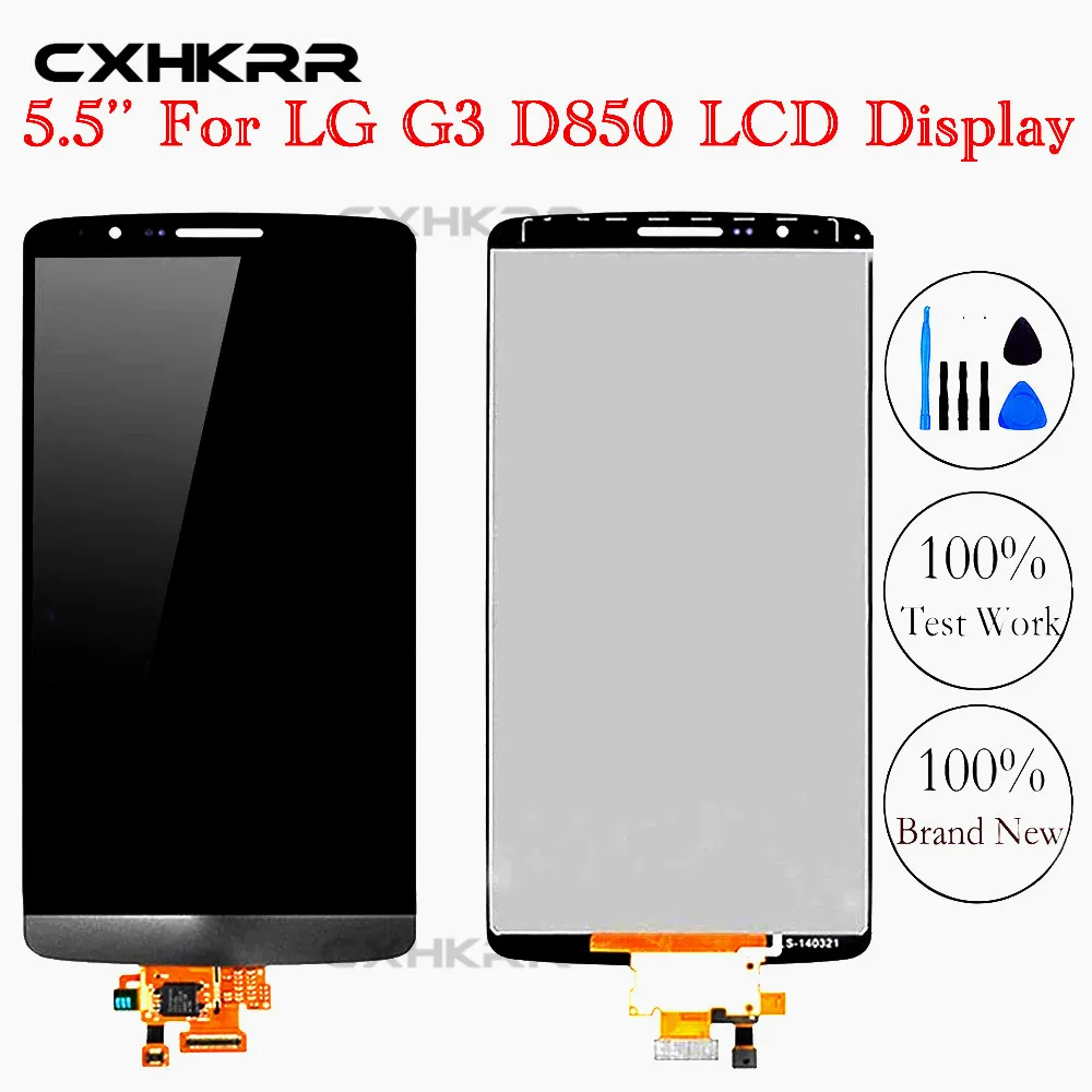 Для LG G3 D850 D855 оригинальный 5 &quotЭкран ЖК дисплей Дисплей | Сенсорные панели -тачскрин -4001152318212