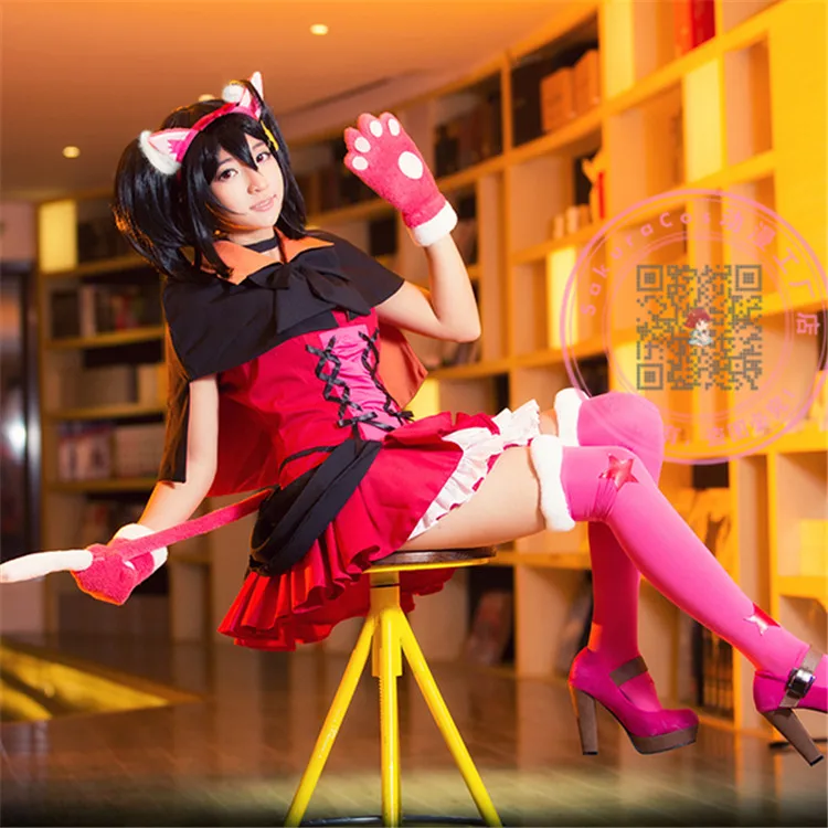 2019 LoveLive японское аниме Все звезды танцующие на мне Нико платье Хэллоуин женское