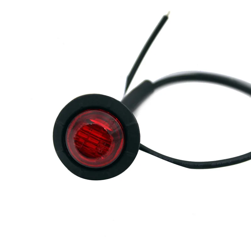 

Lamps Lights Marker Round Mini Red Super Bright Trailer Waterproof Button High Quality Long Lifespan Universal