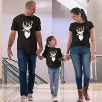 daddy and mommy and baby deer family t shirt family matching outfits gift mom and dad and children christmas family shirt