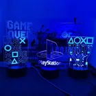 Акриловый 3d светодиодный светильник для геймпада, эволюсветильник для спальни, игровой комнаты, Декор, крутой подарок ребенку на день рождения, настольная лампа, игровой контроллер