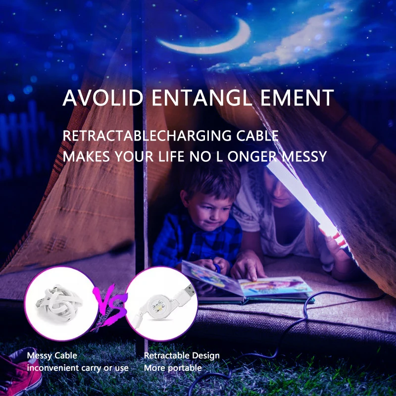 

LED Night Light Star Galaxy Ocean Projector Light Sky Moon Lights Bedroom Night Light with Remote Control for Kids Baby Gifts