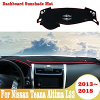 car dashboard avoid light pad instrument platform desk cover mat carpets trim for nissan teana altima l33 2013 2018 accessories
