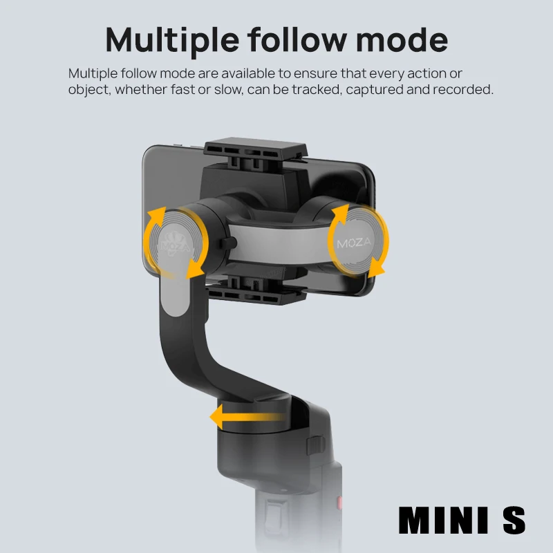 Ручной Стабилизатор MOZA MINI MI S 3 осевой шарнирный стабилизатор для смартфона iPhone X
