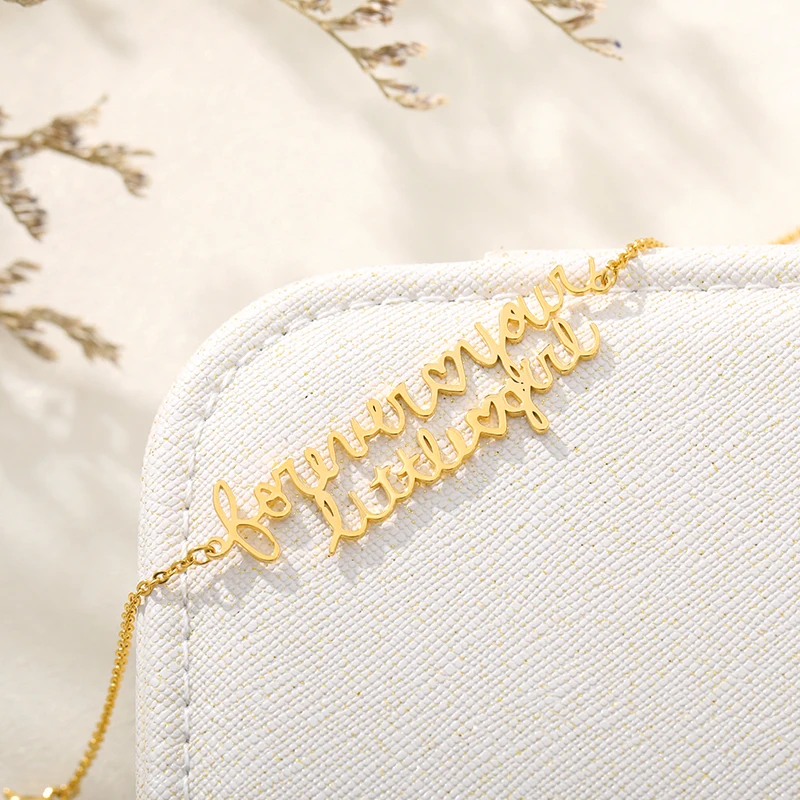 Заказной почерк браслет на заказ имя ручной работы женская подпись кулон