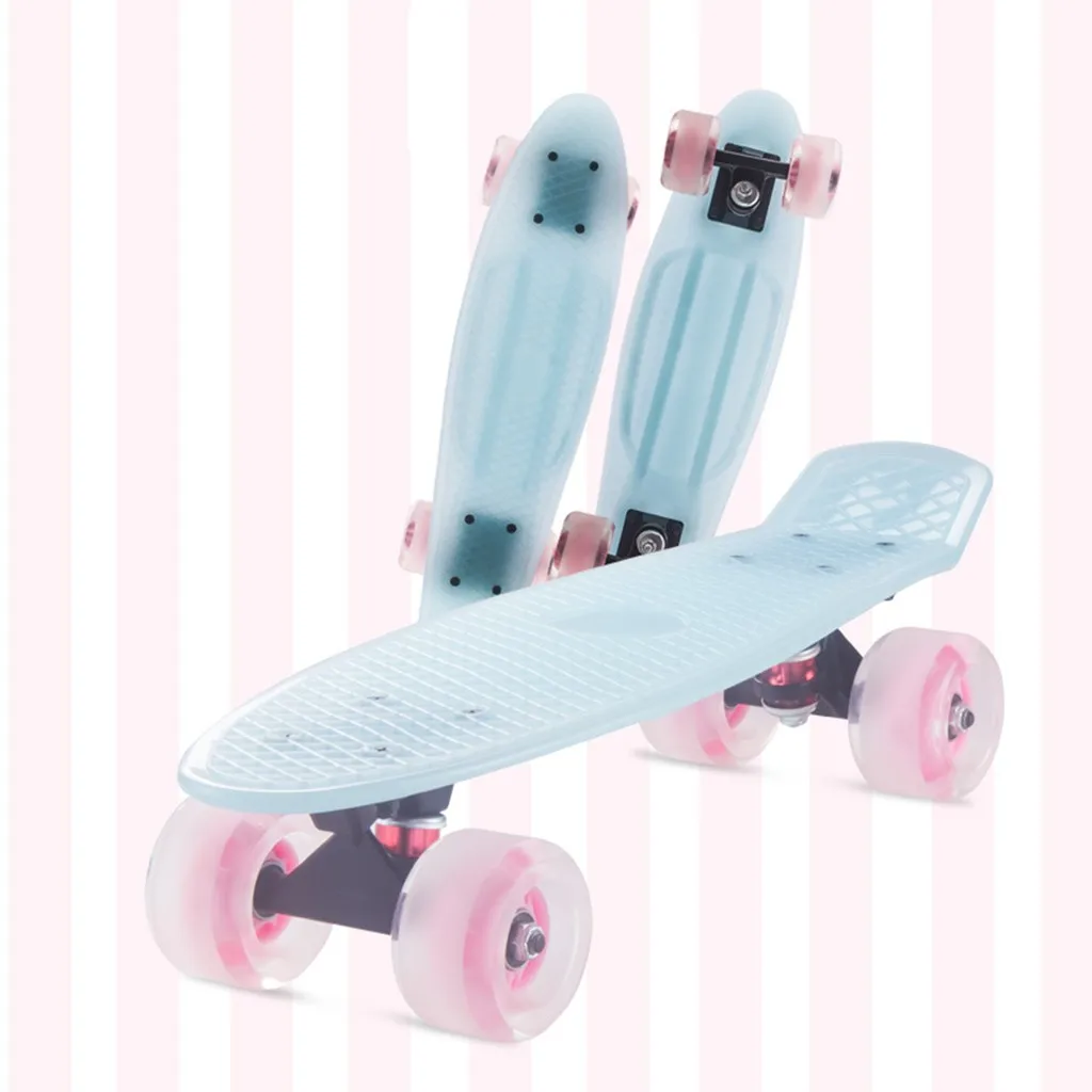 Скейтборд mini cruiser маленький скейтборд лонгборд типа банан для взрослых и детей со