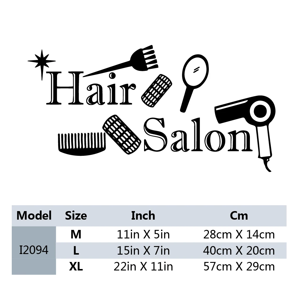 

Настенная наклейка "Салон красоты", пластик