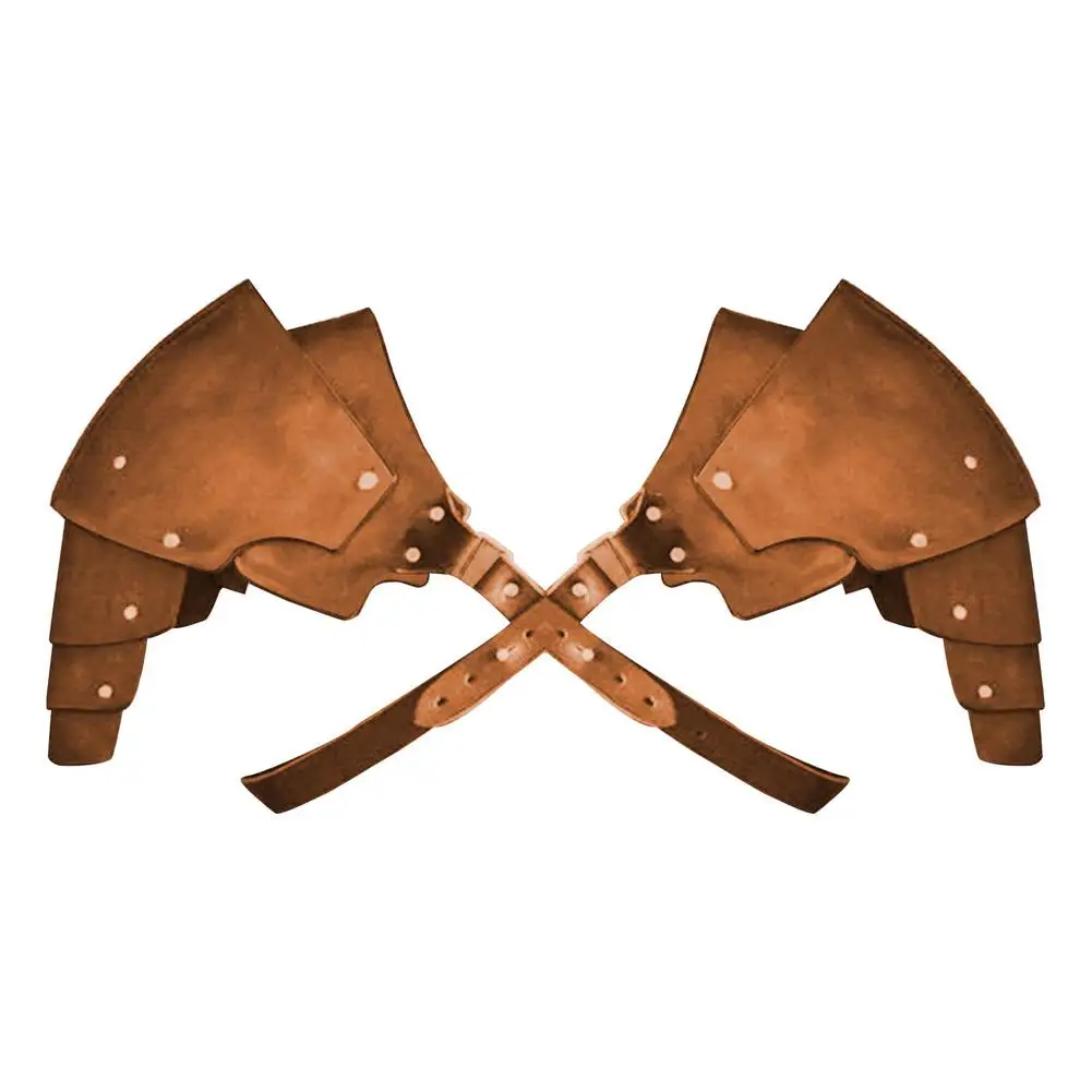 

Men Medieval Costume Cosplay Accessory Vintage Knight Warrior Shoulder PU Leather Harness Body Chest Harness Belt