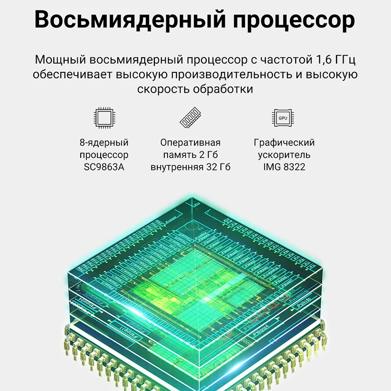 Смартфон ZTE Blade A5 2020 2+32GB Мультитач 8 ядерный AI энергосбережение официальная