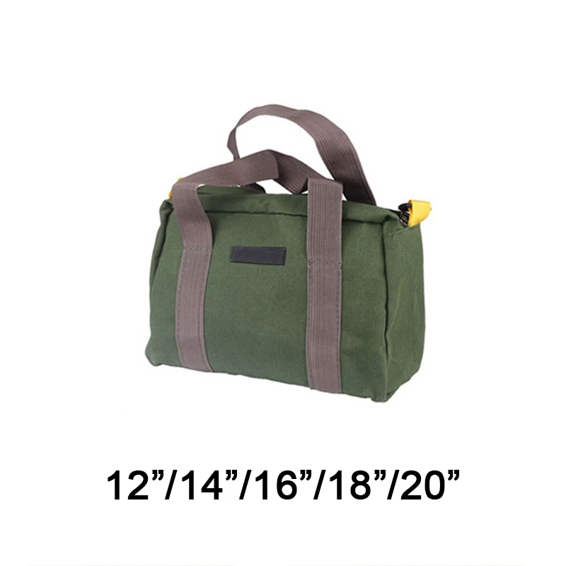 

Multi-function Tool bag Canvas Waterproof Hand Tool Storage Carry Bags Portable Toolkit Metal Hardware Parts Organizer Pouch 1PC