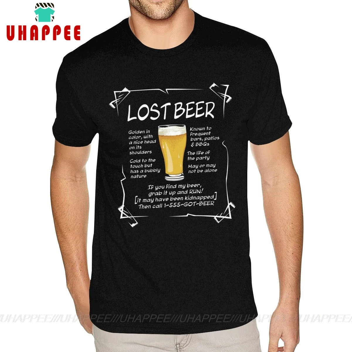 Мужская футболка с коротким рукавом и круглым вырезом | одежда