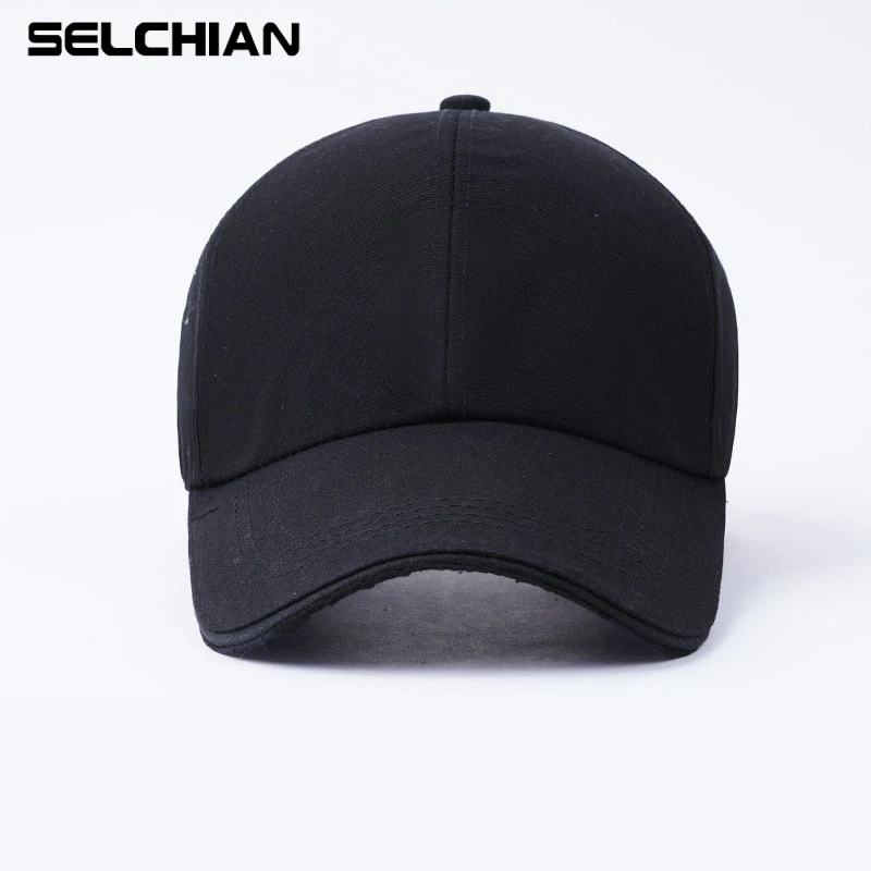 SELCHIAN мужская и женская однотонная изогнутая бейсболка с солнцезащитным