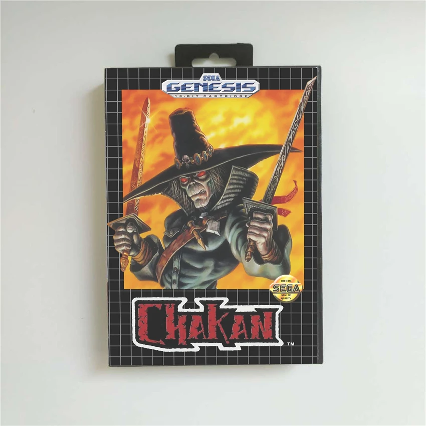 Игровая приставка Chakan крышка США 16 бит MD для Sega Megadrive Genesis|Запасные части| |