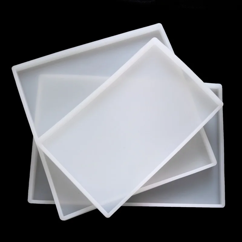 

Rectangle Silicone Casting Epoxy Molds For DIY Resin Tray Coaster Jewelry Findings Tools Uv Epoxy Mould Handmade Artcraft Making