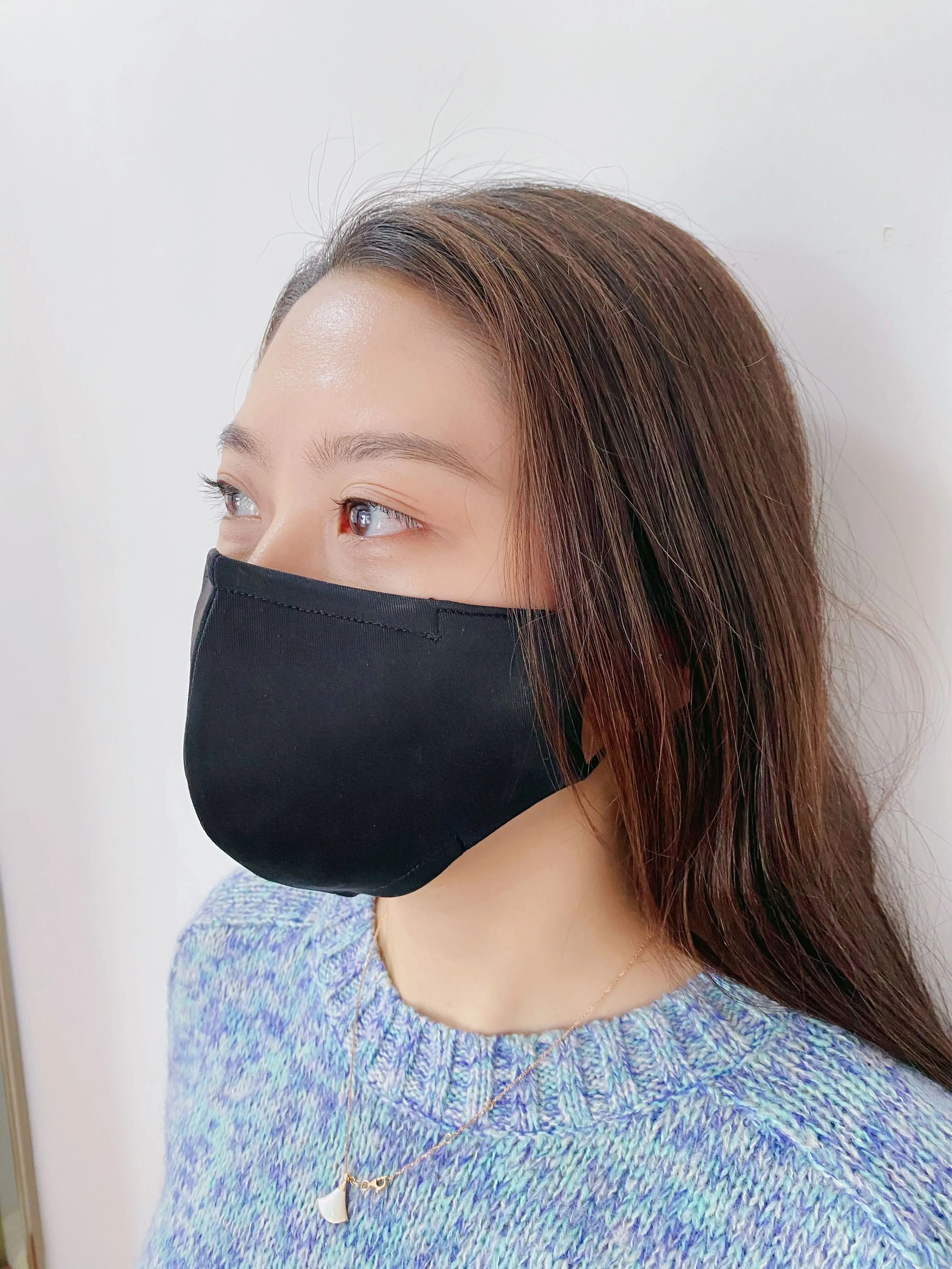 2 шт. черная Корейская версия маска для рта дышащая унисекс лица многоразовая