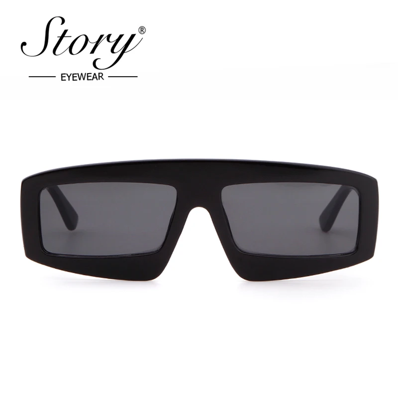 Очки солнцезащитные женские прямоугольные в готическом стиле ST045|brand eyewear|designer