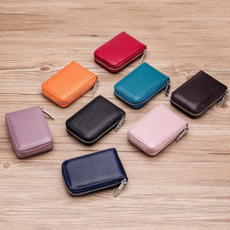 Лидер продаж мужские бумажники из натуральной кожи 12 держателей для карт Женский