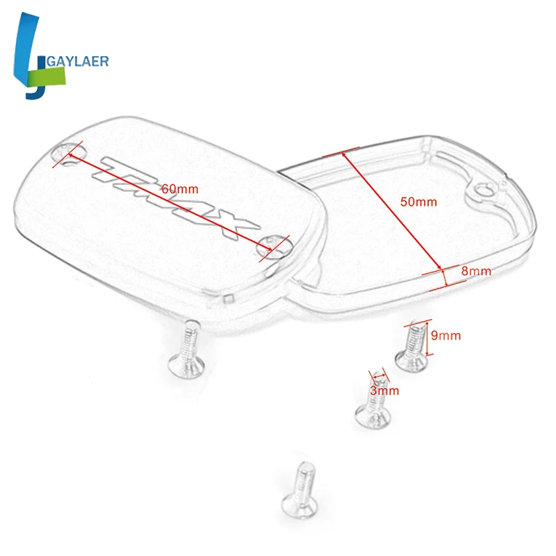 

Motorcycle Brake Fluid Fuel Reservoir Tank Cap Cover For Yamaha TMAX500 Tmax 500 2008-2011 TMAX530 2012-2016 Moto Oil Cup