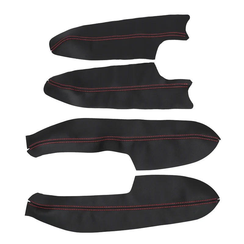 

Interior modification car armrest door armrest decorative cover artificial leather cover FOR Nissan QASHQAI 2016-2018