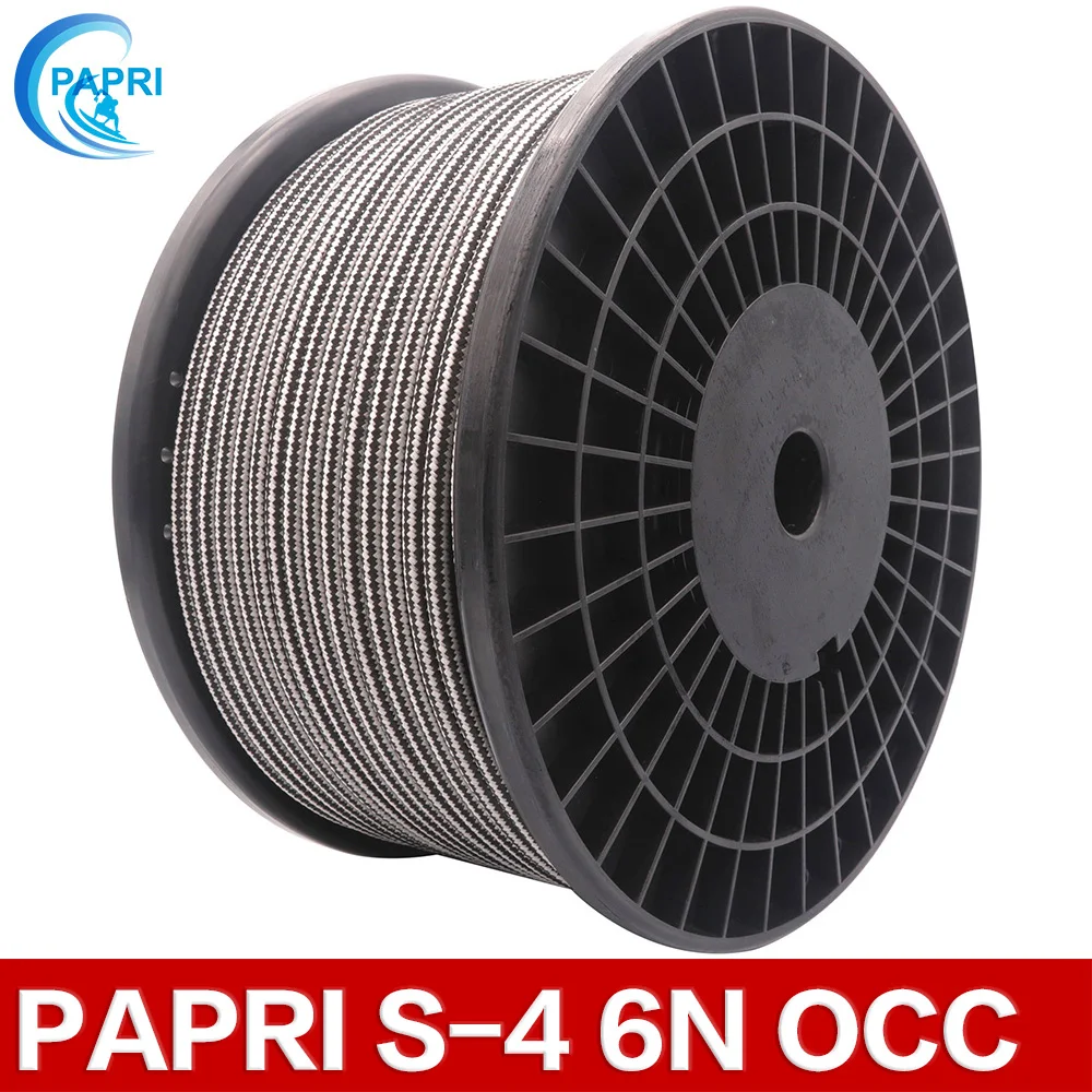PAPRI S 4 новейший HIFI DIY сигнальный кабель 6N 99.9999% OCC однокристальный медный аудио XLR CD