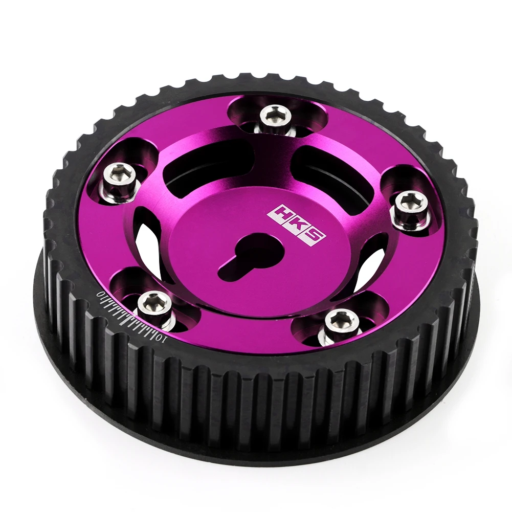 

New Car Modification Aluminum Racing Timing Cam Gear Pulley For PROTON For GEN2 Cam Pulley Black+Purple