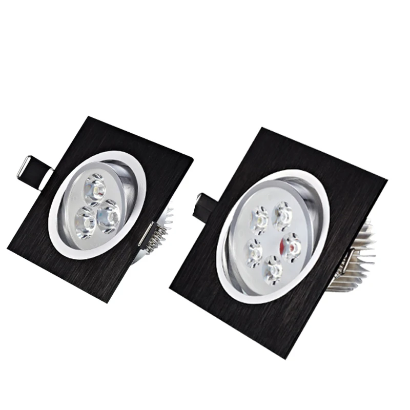 Светодиодный Светильник направленного света 3 Вт 5 7 квадратный Точечный