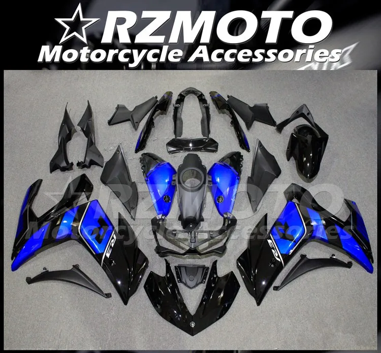 

New ABS Motorcycle Complete Fairings kit Fit for YAMAHA YZF R3 R25 2015 2016 2017 15 16 17 Bodywork set Custom Free blue black