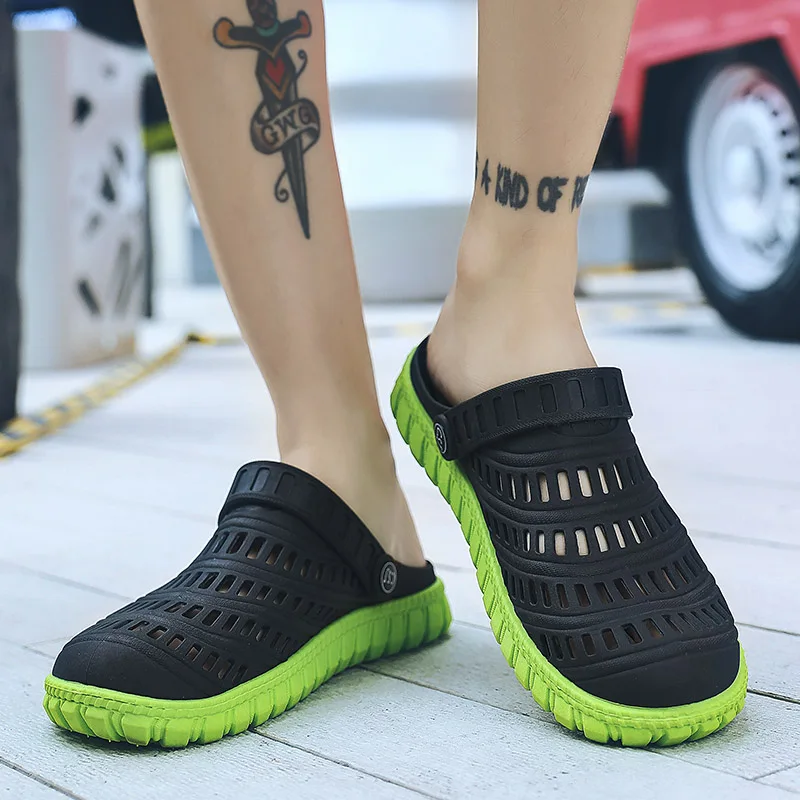 

2021 Men's Summer Sandals Fashion Outdoor Breathable Soft Soled Beach Shoes Indoor Antiskid Casual Slippers