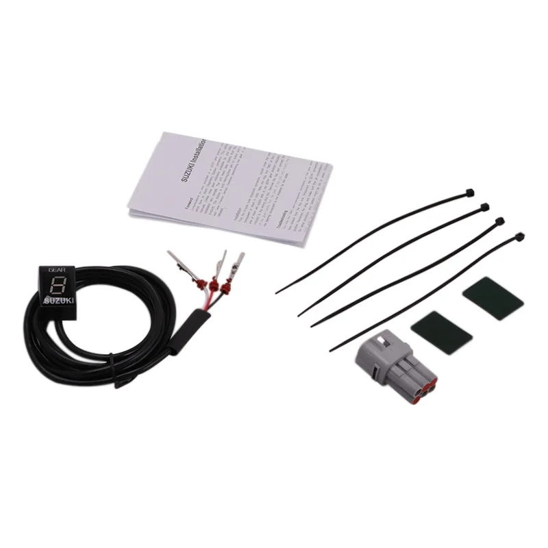 

Motorcycle 1-6 EFI Speed Gear indicator Aluminum ECU Gear For SUZUKI GSX-R750 GSX-R1000 GSX1400 M800 DL650 GSF650 VZ1500 RM-Z250