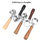 51 мм эспрессо Portafilter для Delonghi EC685 EC680 кофе голый бездонный Portafilter и 51 мм Breville машины