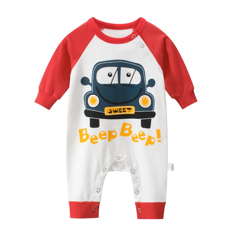 Baby romper newborn boys jumpsuit for toddler cartoon truck bus cheap clothes clothing |