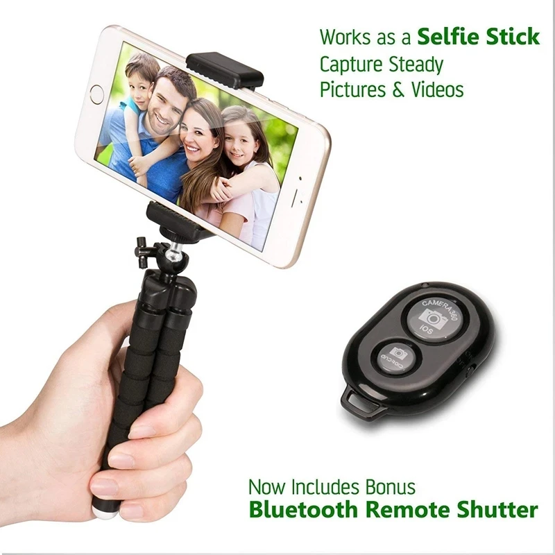 Mini Sponge Tripod For phone 360 Degree Lazy Octopus Holder Clip Action Camera Tripod For Gopro huawei xiaomi Smartphone Stand